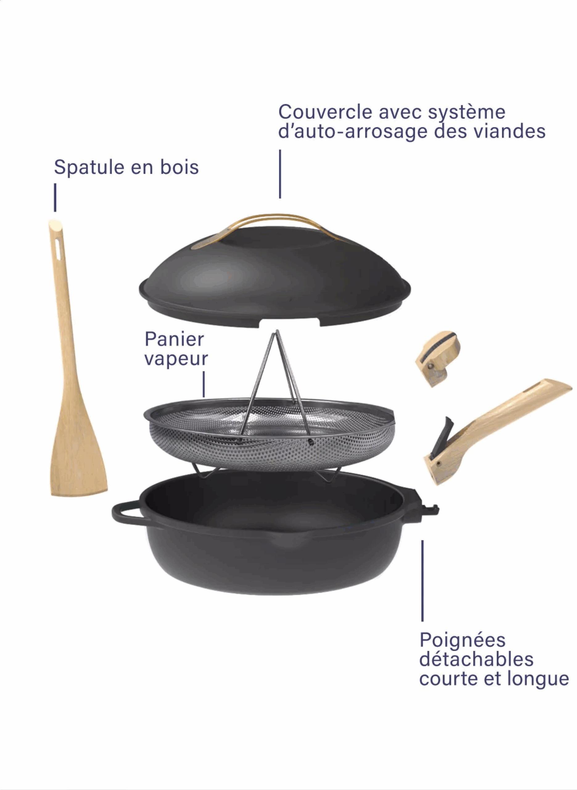 La Fabuleuse 28 cm - Poêle 8 en 1