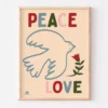 Affiche A3 - Peace & Love