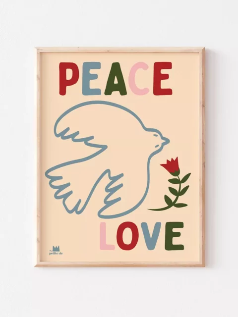 Affiche A3 - Peace & Love