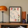 Affiche A3 - Peace & Love