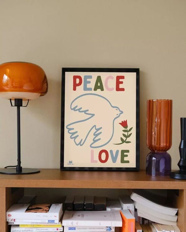 Affiche A3 - Peace & Love