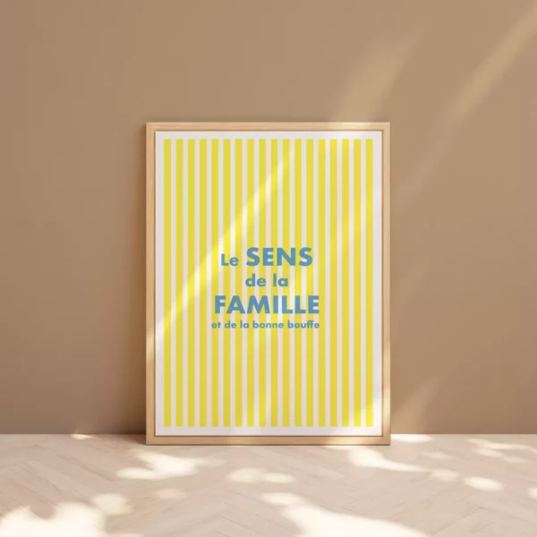 Affiche - Le sens de la famille (et de la bonne bouffe)