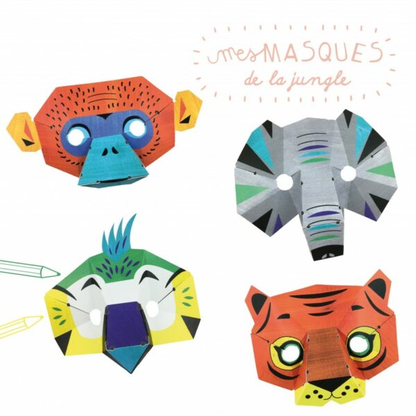 Kit créatif - Mes masques de la jungle