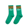 Chaussettes Bisou vertes