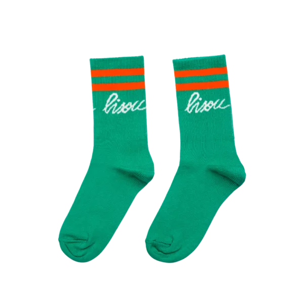 Chaussettes Bisou vertes