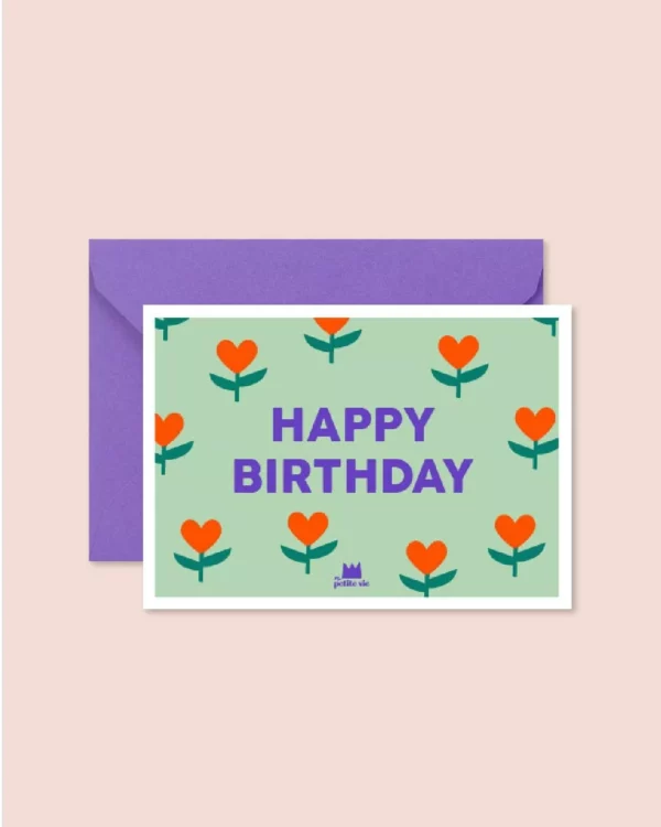 Carte postale d'anniversaire - Happy birthday