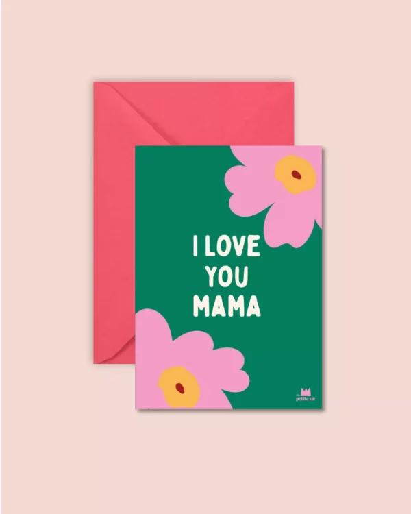 Carte postale - I love you mama