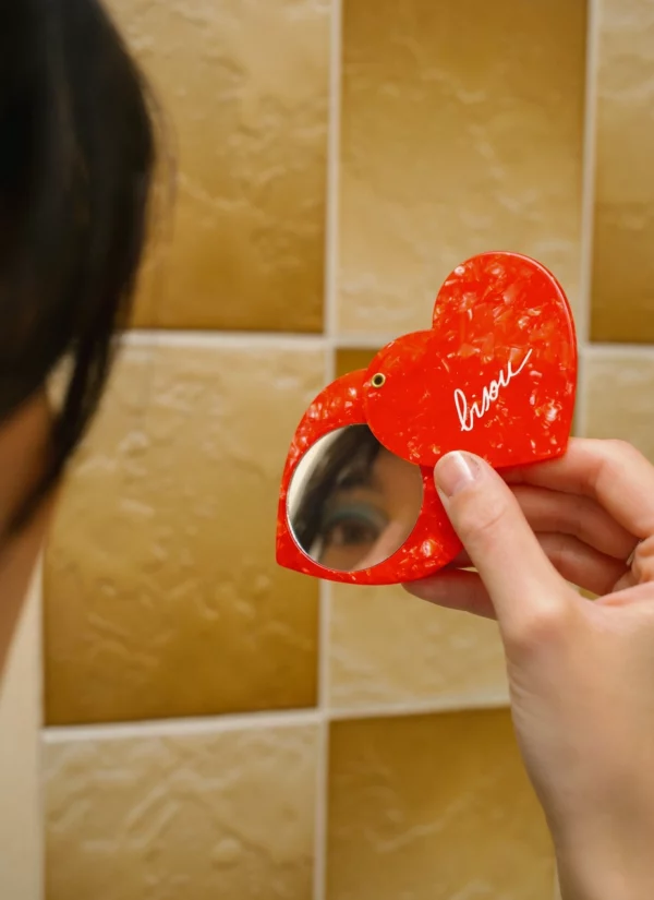 Miroir de poche - Bisou