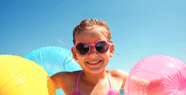 Lunettes de soleil pour enfants - Fraise framboise
