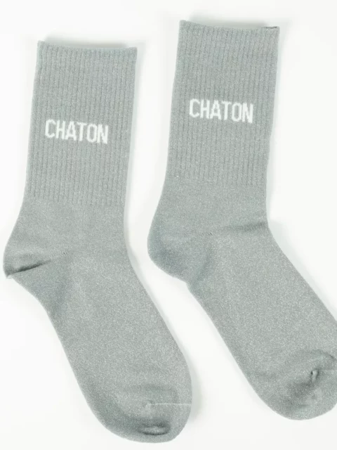 Chaussettes à paillettes - Chaton