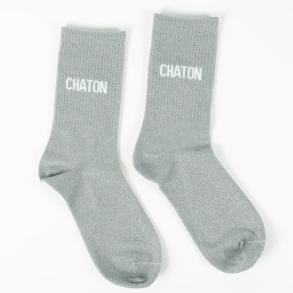 Chaussettes à paillettes - Chaton