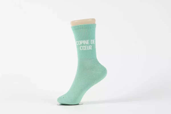 Chaussettes à paillettes - Copine de coeur