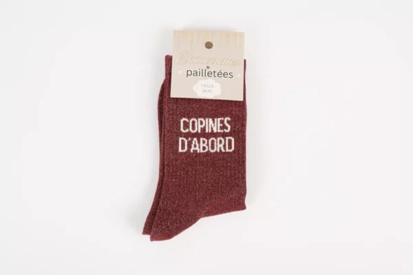 Chaussettes à paillettes - Copine d'abord