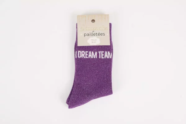 Chaussettes à paillettes - Dream team