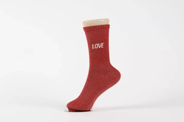 Chaussettes à paillettes - Love