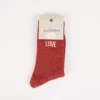 Chaussettes à paillettes - Love