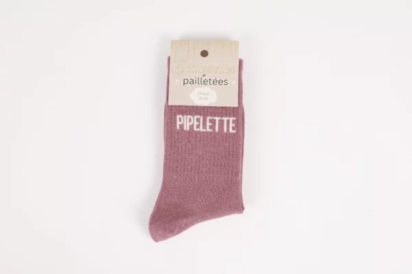 Chaussettes à paillettes - Pipelette