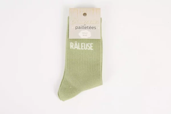 Chaussettes à paillettes - Râleuse