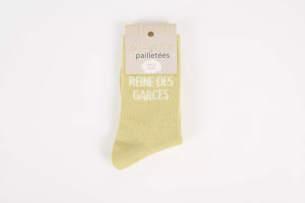 Chaussettes à paillettes - Reine des garces