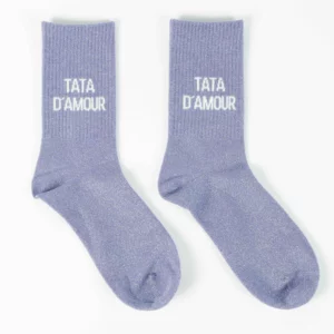 Chaussettes à paillettes - Tata d'amour