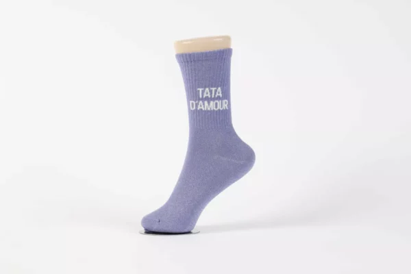 Chaussettes à paillettes - Tata d'amour