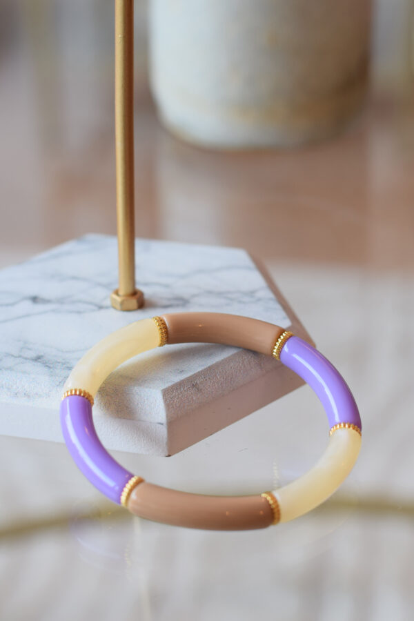 Bracelet en acrylique - Gold n°17