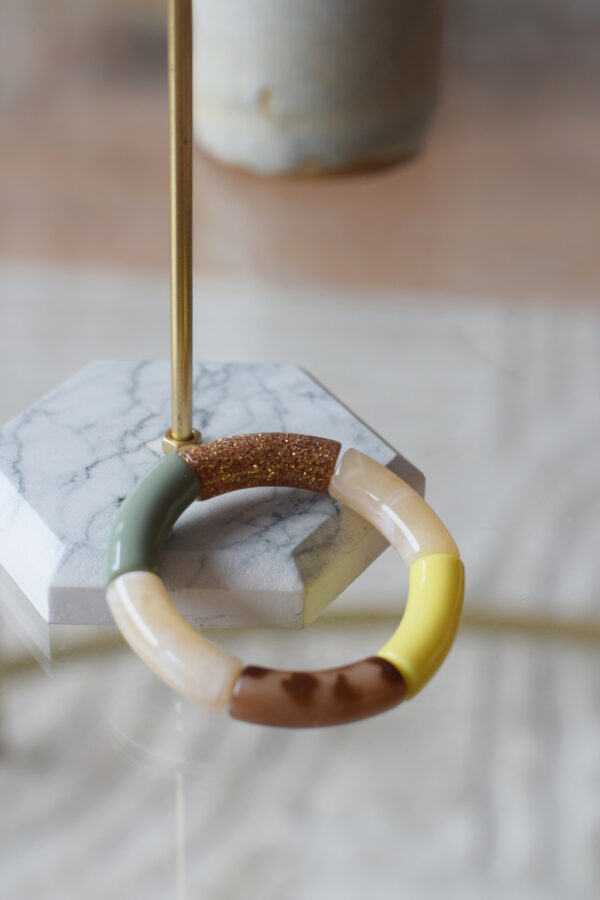 Bracelet en acrylique - Glitter n°100