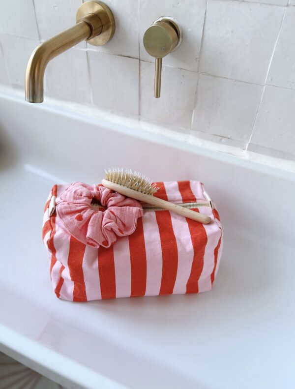 Trousse de toilette en coton