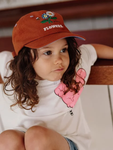 Casquette enfant & bébé - Linen flowers