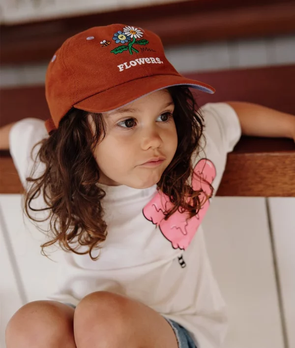 Casquette enfant & bébé - Linen flowers
