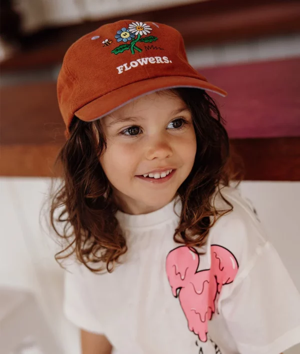 Casquette enfant & bébé - Linen flowers
