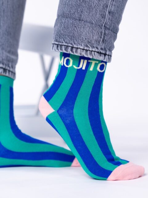 Chaussettes rayées pour femmes - Mojito