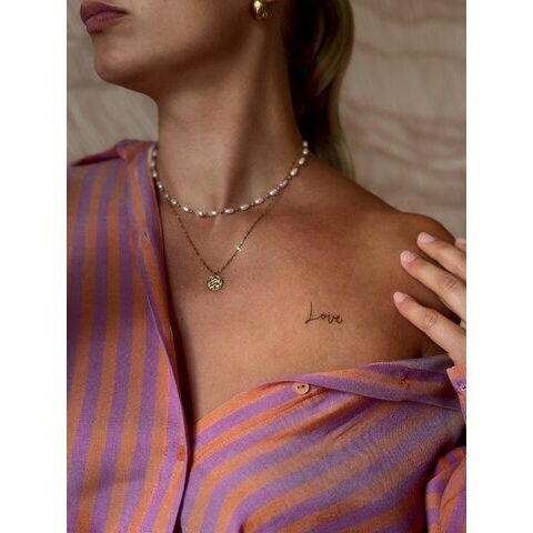 Tatouage éphémère - Lot de 5 - Love