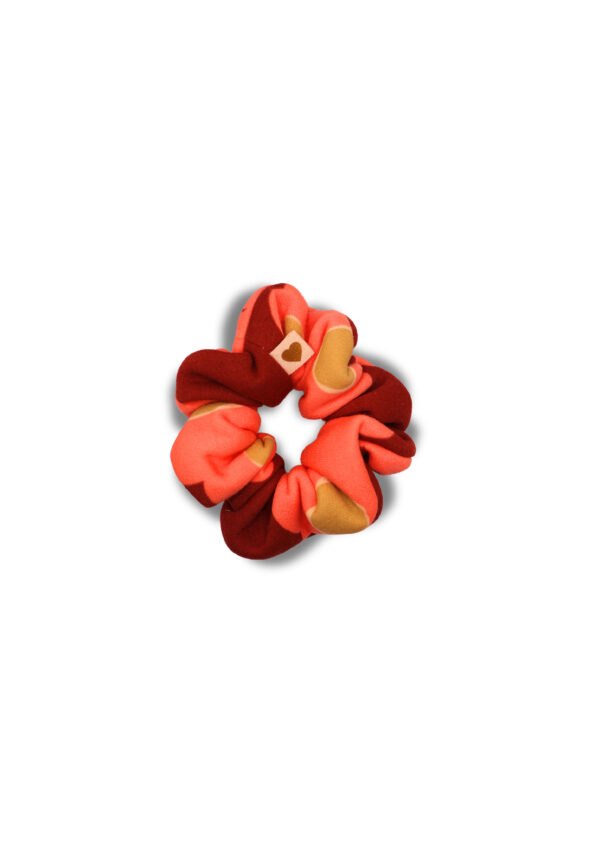 Chouchou bordeaux - Grosses fleurs