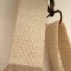 Banane en lin enduit - Kaki & beige