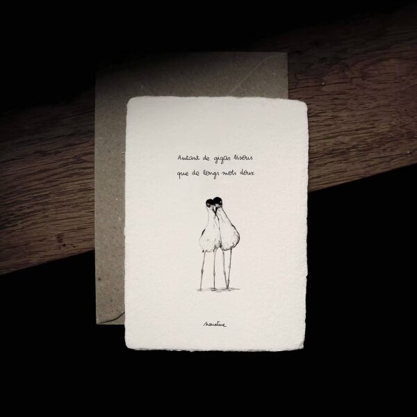 Carte postale - Giga bisous