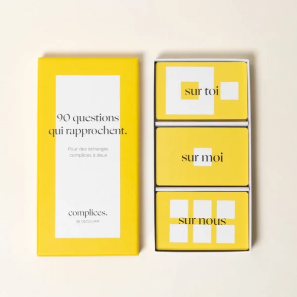 Jeu - 90 questions qui rapprochent