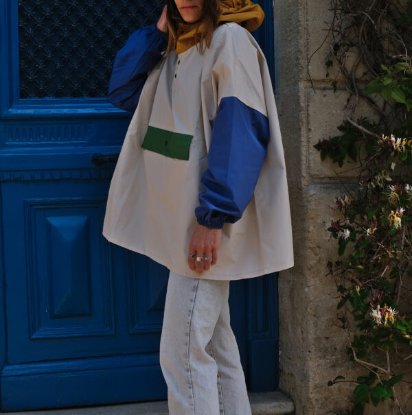 Poncho de pluie court - Old school
