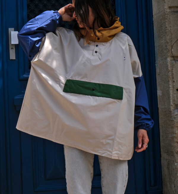 Poncho de pluie court - Old school