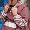 Poncho de pluie court - Chocolate Zebra