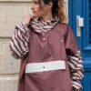 Poncho de pluie court - Chocolate Zebra