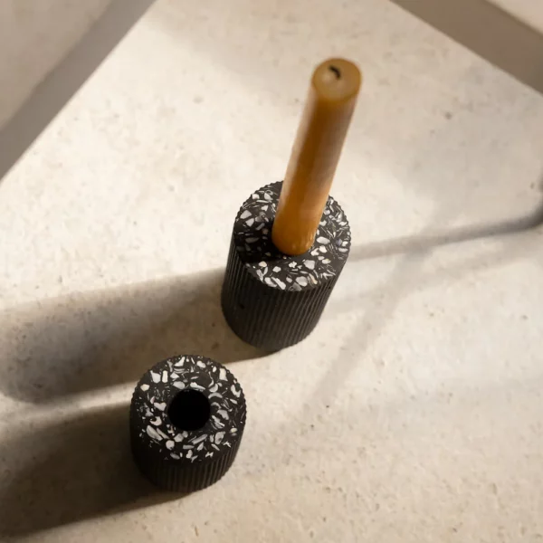 Bougeoir Colosse - noir