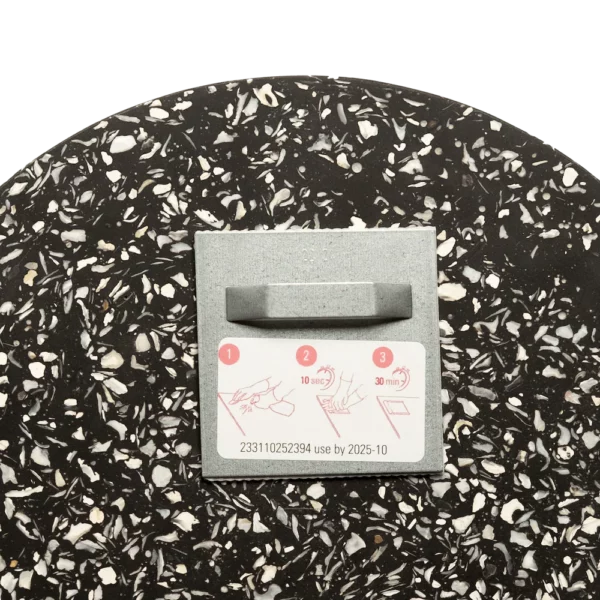 miroir_loar_rond_noir_coquillages_recycles_malakio_20 Miroir rond noir - Loar