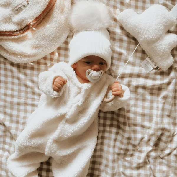 Pyjama pour bébé - Moumoute blanc