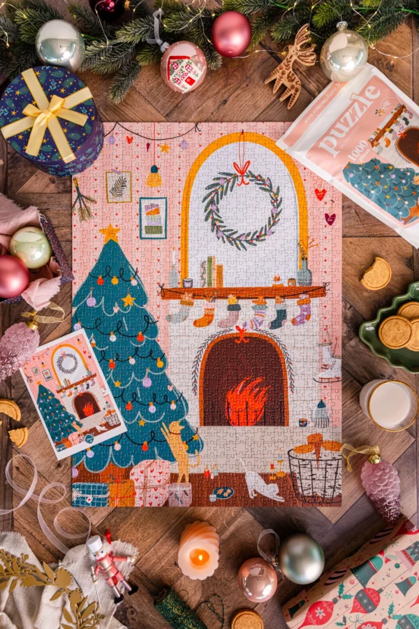 Puzzle 1000 pièces - Au coin du feu