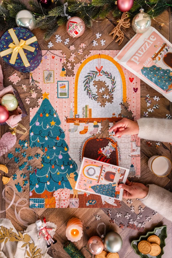 Puzzle 1000 pièces - Au coin du feu