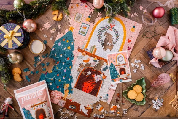 Puzzle 1000 pièces - Au coin du feu