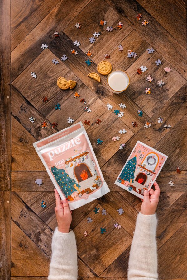 Puzzle 1000 pièces - Au coin du feu