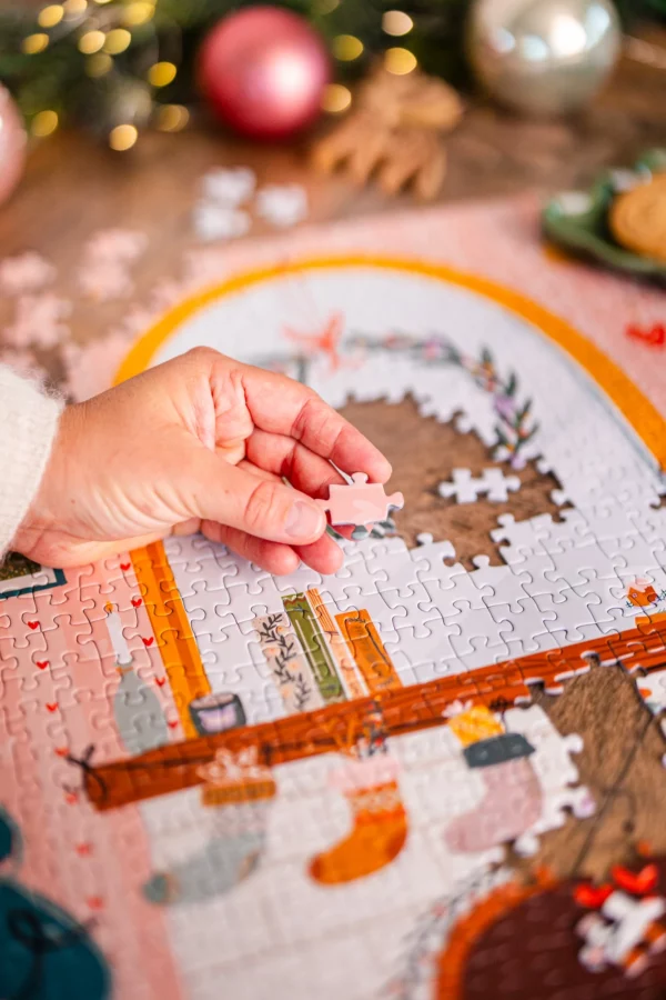 Puzzle 1000 pièces - Au coin du feu