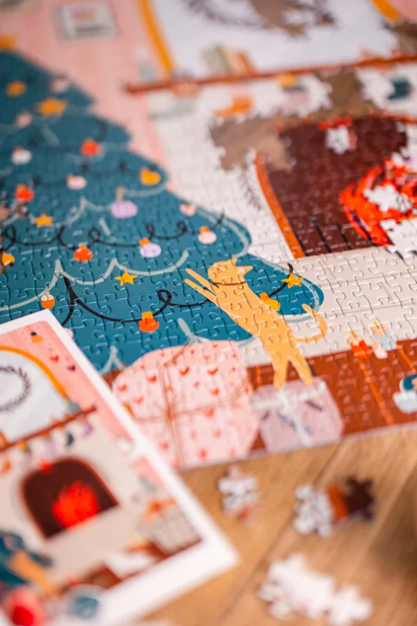 Puzzle 1000 pièces - Au coin du feu